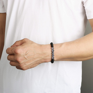 2023<span class=keywords><strong>ใหม่</strong></span>สร้อยข้อมือบัตรอวยพร30/40/50/60/70<span class=keywords><strong>ปี</strong></span>สร้อยข้อมือแผนที่ธรรมชาติลูกปัดหินสีดำของขวัญวันเกิดของผู้ชาย - Product Image 2
