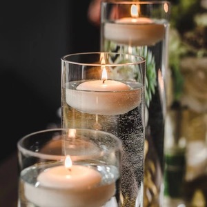 Bougies flottantes personnalisées en paraffine pour la décoration de mariage et les cadeaux de la Saint-Valentin (vente en gros) - Product Image 6