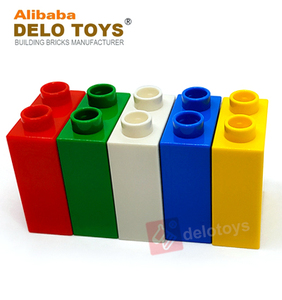 DELO TOYS (15 Colores) <span class=keywords><strong>Bloques</strong></span> de Construcción de Plástico Educativos DIY a Granel, Ladrillos Aleatorios 1x2, 1*<span class=keywords><strong>2</strong></span> Altos, Regalo para Niños Mayores de 3 Años (JC030) - Product Image 4