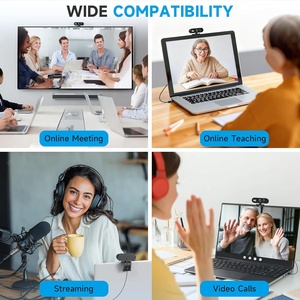 <span class=keywords><strong>Webcam</strong></span> 1080P <span class=keywords><strong>pour</strong></span> PC avec microphone, caméra d'ordinateur, cache de confidentialité <span class=keywords><strong>pour</strong></span> le streaming, les conférences, Zoom, Skype, Facetime, ordinateur portable - Product Image 5