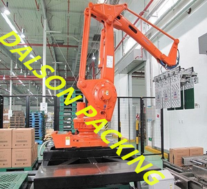 Palettiseur robotisé pour la préhension et le placement de cartons, empileur de palettes de boîtes en carton par robot, machine d'emballage de palettes par robot - Product Image 4