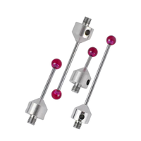 Sonde tactile en acier tungstène massif M5 Ruby haute rigidité pour détecteur de machine CNC CMM 3D
