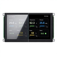 Layar LCD IPS TFT 4,3 inci 800x480 850 Nits LED Backlight Optical Bonding PCAP Touch Screen Antarmuka MIPI HMI Tahan Banting untuk Laboratorium Medis