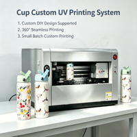 Impresora UV Rotativa de Cilindros Suntec 360 °   Máquina de Impresión Multiusos para Vasos, Botellas de Agua, Tazas, Latas de Aluminio, Impresión UV con Logotipo Personalizado