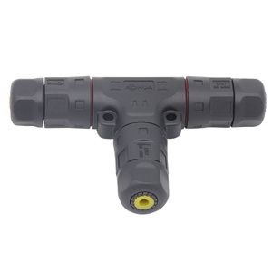 Quick Locking 2Ways <b>Wire</b> Connector M20 Assembly Tee 25A AC Connector IP67 <b>Led</b> <b>Light</b> Waterproof Cable Connector - Product Image 6