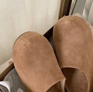 Mocassins montants à semelle Birkenstock, dessus en cuir de vison sans talon, pantoufles Mueller décontractées type UGG pour se détendre - Product Image 5