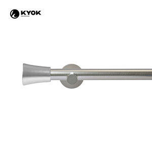 Accessori per Aste per <span class=keywords><strong>Tende</strong></span> in Nichel Opaco da 28mm, Doppi Finali con Staffa in Lega di Alluminio, <span class=keywords><strong>Tende</strong></span> per Finestre, Soggiorno di Lusso - Product Image 4