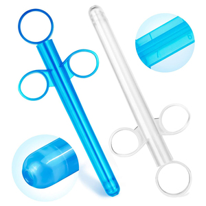 Jeringa aplicadora <span class=keywords><strong>de</strong></span> silicona para hombres y mujeres, tubo <span class=keywords><strong>lubricante</strong></span> con tirador <span class=keywords><strong>de</strong></span> silicona suave y redondeada, reutilizable, duradero - Product Image 4