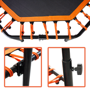 Gym professionnelle maison intérieur Mini pliant Fitness gagner <span class=keywords><strong>Trampoline</strong></span> lourd adulte <span class=keywords><strong>200</strong></span> <span class=keywords><strong>kg</strong></span> intérieur Pro avec main courante - Product Image 2