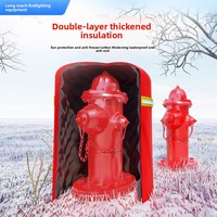 Housse isolante pour poteau d'incendie extérieur et chariot extincteur - Manchon en coton épaissi, résistant au gel, imperméable et antirouille