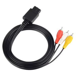 Cable de Video RCA AV de 1.8M 6 pies para SNES Game Cube para Nintendo N64/64, Cable de Juego para SFC con 2 Conectores de Salida de Audio - Product Image 3