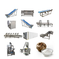 Ligne de production de séchage de konjac personnalisable, ligne de traitement de la farine de konjac, broyeur de farine de konjac séchée