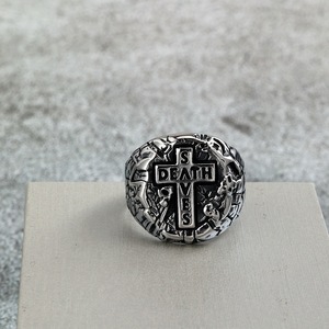 Anillo yunnique Retro de acero inoxidable para hombre, diseño de cruz, estilo Punk, joyería de regalo - Product Image 3