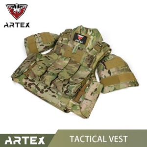 Chaleco Táctico MOLLE Camo, Chaleco de Combate, Chaleco Antibalas, Chaleco Táctico Multifuncional de Cuerpo Completo - Product Image 6