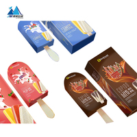 Sac d'emballage de Popsicle en matériau PE imprimé personnalisé de haute qualité vente en gros de sac en plastique de Popsicle de crème glacée coloré de qualité alimentaire