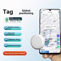 Dispositivo antipérdida transfronterizo Localizador de etiquetas de aire GPS Mochila para mascotas Cartera Llavero de coche IP67 Rastreador de mascotas GPS a prueba de agua