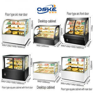 Phía trước mở hiển thị truy cập tủ lạnh tủ lạnh bánh Showcase bánh truy cập bánh Máy làm lạnh Patisserie Showcase - Product Image 3