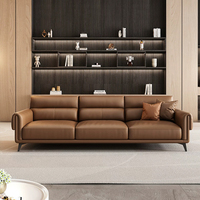 Ensemble de canapés modulaires en cuir PU pour salon et chambre à coucher, design moderne, avec éponge haute densité