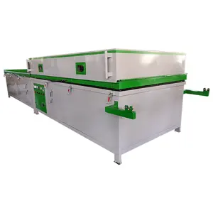 China PVC Film Furnier Lamini maschine Halbautomat ische Holz bearbeitung Vakuum membran presse für Holztür