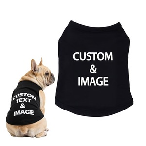 Áo thun vest mùa hè cao cấp in logo tùy chỉnh, thiết kế dễ thương hình mèo và chó, size lớn, trung bình, nhỏ - Product Image 3