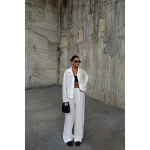 Pantalones de Traje Blancos Elegantes para Mujer - Product Image 5