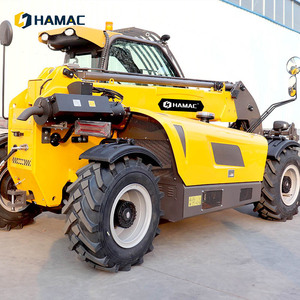 รถยกเทเลสโคปิค HAMAC 3.5 ตัน ยกสูง 7 เมตร เครื่องยนต์ดีเซล ขับเคลื่อน 4 ล้อ ยางลม สำหรับงานก่อสร้างบนพื้นที่ขรุขระ พร้อมที่นั่งควบคุม - Product Image 5
