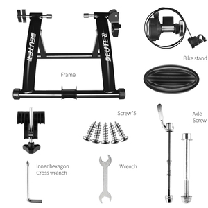 Trasporto Esercizio Coperta Bicicletta Trainer 6 Livelli di Casa Bike MTB Della <span class=keywords><strong>Bici</strong></span> Della Strada di Riciclaggio di Formazione Rullo Bicicletta Cremagliera Del Supporto Del Basamento - Product Image 4