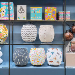 ผ้าคอตตอนนิ่มสำหรับเด็กทารกแรกเกิดมีรอยรั่วซักได้กันน้ำพิมพ์ลายขนาด S/<span class=keywords><strong>M</strong></span>/L - Product Image 3