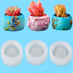 Moule en silicone pour <span class=keywords><strong>pot</strong></span> <span class=keywords><strong>de</strong></span> fleurs succulentes en forme <span class=keywords><strong>de</strong></span> rose, prune, corail océanique, pierre parfumée, ornement <span class=keywords><strong>fait</strong></span> <span class=keywords><strong>maison</strong></span>, cendrier, porte-stylo, artisanat - Product Image 1