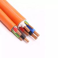 AS/NZS 5000.2 X-90 600V XLPE-isoliertes PVC-Mantelkabel, 4-adrig, 3-phasig, orange, rundes Kabel für Haushaltsverteilerkästen