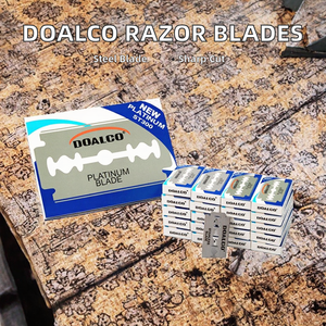 Doalco High Quality Disposable Stainless Steel Men's Razor Double Edge Blades for Clean Shave - Product Image 2