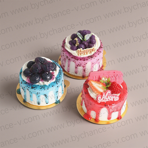 Modelo <span class=keywords><strong>de</strong></span> Pastel <span class=keywords><strong>de</strong></span> Chocolate Artificial, Postre Falso para Fotografía, Accesorio Realista <span class=keywords><strong>de</strong></span> Espuma para Decoración <span class=keywords><strong>de</strong></span> Vitrinas <span class=keywords><strong>de</strong></span> Panadería - Product Image 3