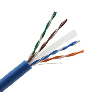 Low Price Non-shielded Cat 6 Network Data Cable 0.5mm Twisted Pair 8 Core Data Transfer Cable Electric Wire