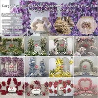 Boules de fleurs d'hortensia modernes en soie de haute qualité, faites à la main, durables, blanc et vert, design irrégulier, pour centre de table de mariage