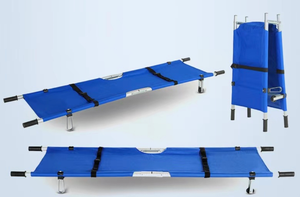 Grosir Pabrik Peralatan klinik pertolongan pertama lipat tandu portabel pertolongan pertama 2 tandu lipat tandu penyelamatan - Product Image 3