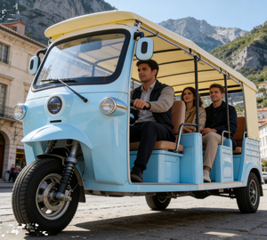Tricycle homologué pour l'Europe, prêt à l'enregistrement, certifié CEE, facile à <span class=keywords><strong>immatriculer</strong></span>, conduire légalement en Europe pour le tourisme - Product Image 4