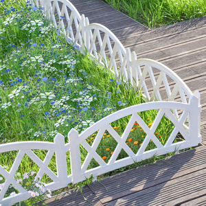 Trọng lượng nhẹ ngoài trời Vườn <span class=keywords><strong>picket</strong></span> hàng rào tấm ép nhựa đường dẫn hàng rào - Product Image 3