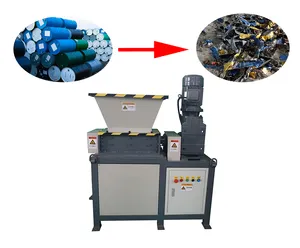 V-EB400 Double Shaft Shredder Mobile Hard Disk Drive HDD Shredder Small steel scrap metal shredders