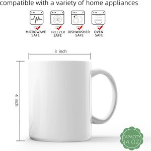 Taza de Cerámica Blanca de 11 oz para Sublimación, Diseño Personalizado, Venta al Por Mayor - Product Image 4