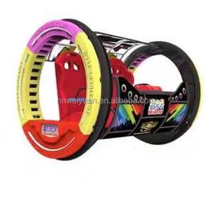 Parque de atracciones al aire libre 360 grados doble giro feliz rodante música coche rodante - Product Image 2