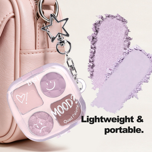 Palette de fards à paupières scintillants, palette de fards à paupières doux et soyeux, marque privée, Mood Quad, palette de fards à paupières portable <span class=keywords><strong>4</strong></span> couleurs - Product Image 3