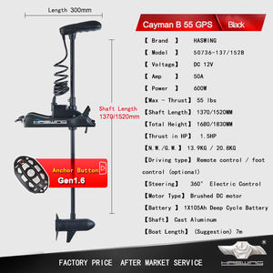 50736-152 <span class=keywords><strong>Haswing</strong></span> Cayman-B/avec GPS <span class=keywords><strong>Moteur</strong></span> Électrique de Pêche à la Traîne 55 Lbs à Montage Avant avec Télécommande - Product Image 2