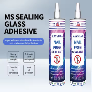 Colle <span class=keywords><strong>de</strong></span> construction à séchage rapide, adhésif haute résistance sans clou ni vis pour plinthes, panneaux muraux et garnitures - Product Image 2