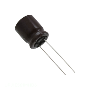 ตัวเก็บประจุแบบ CAP ALUM 560UF 20% 25V RADIAL TH แบบ Through Hole รุ่น UPJ1E561MHD6 560 ยูเอฟ - Product Image 1