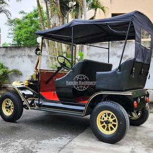 Nuevo Vehículo Turístico Eléctrico de 8 Plazas Estilo Vintage — Vehículo para Recorridos en Parques de Atracciones - Product Image 4