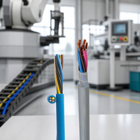 Großhandel TRVVP Geflochtenes Schutzkabel 0,75mm 1,5mm 2 4 8 Adern Flexibles Kupferkabel für Kabelschienensysteme