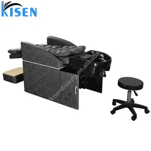 Sillones de Barbería Kisen, Sofá de Salón, Mesa de Lavado Multifuncional, Color Personalizado, Voltaje, Logotipo, Venta al Por Mayor de Fábrica - Product Image 1