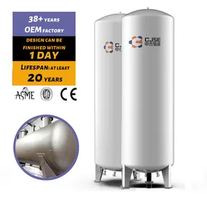 Haute qualité grand vertical horizontal 10000l cryogénique liquide azote réservoir d'oxygène fabricant de récipients sous pression