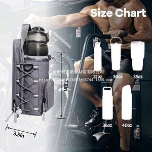 Bolsa Deportiva para Botella de Agua con Imán Fuerte, Bolsa Magnética para Colgar Vasos, Forro de Poliéster, Bolsa Magnética para Gimnasio - Product Image 1