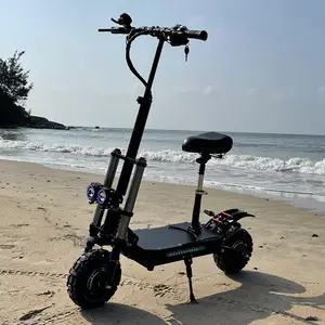 Trottinette électrique tout-terrain pour adultes, livraison gratuite, 11 pouces, 6000w, 60v, 30ah, 38ah, e-scooter longue portée avec siège